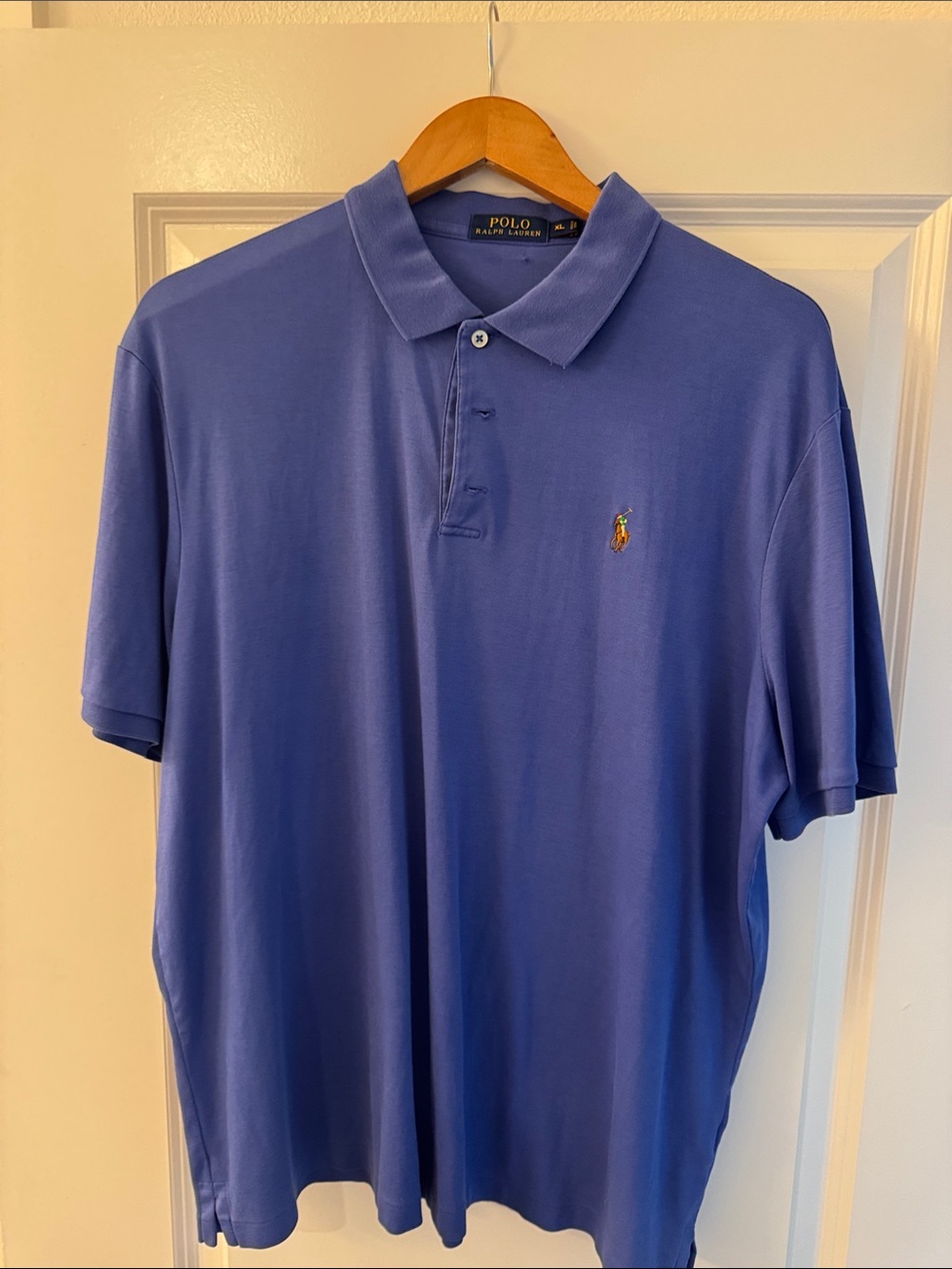 Polo by Ralph Lauren Purple-Blue Short Sleeve Polo